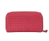 Bottega Veneta Intrecciato Zippy Long Wallet, &pound;110, Accessories, Red, Lambskin Leather, Back view